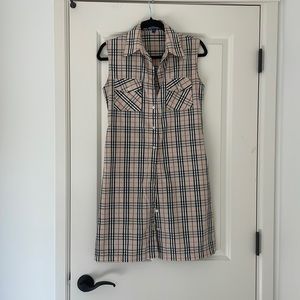 Vintage Burberry button up dress